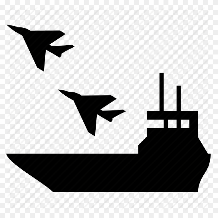 Black Triangle Clipart Navy Technology - Aircraft Carrier
