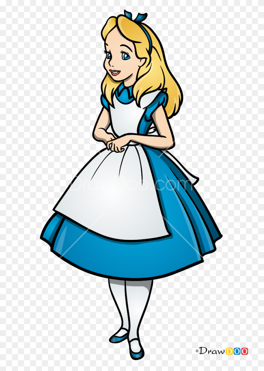 How To Draw Alice Alice - Alice In Wonderland