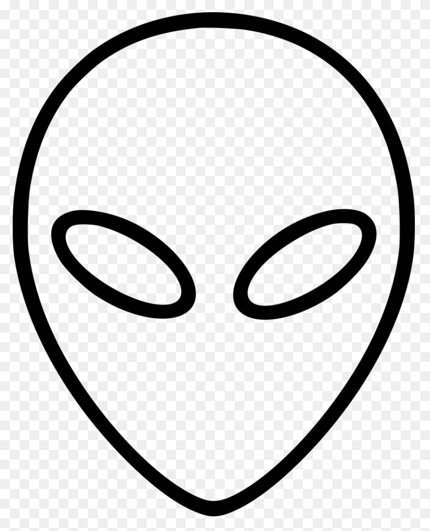 Alien Head In 3D Anaglyph Style | A