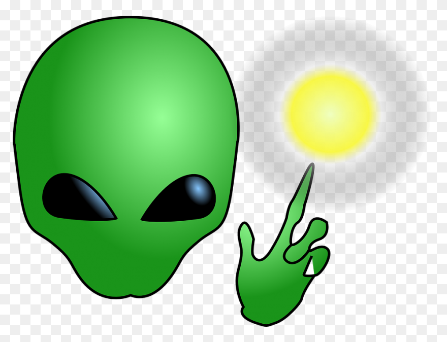 Alien Head In 3D Anaglyph Style | A