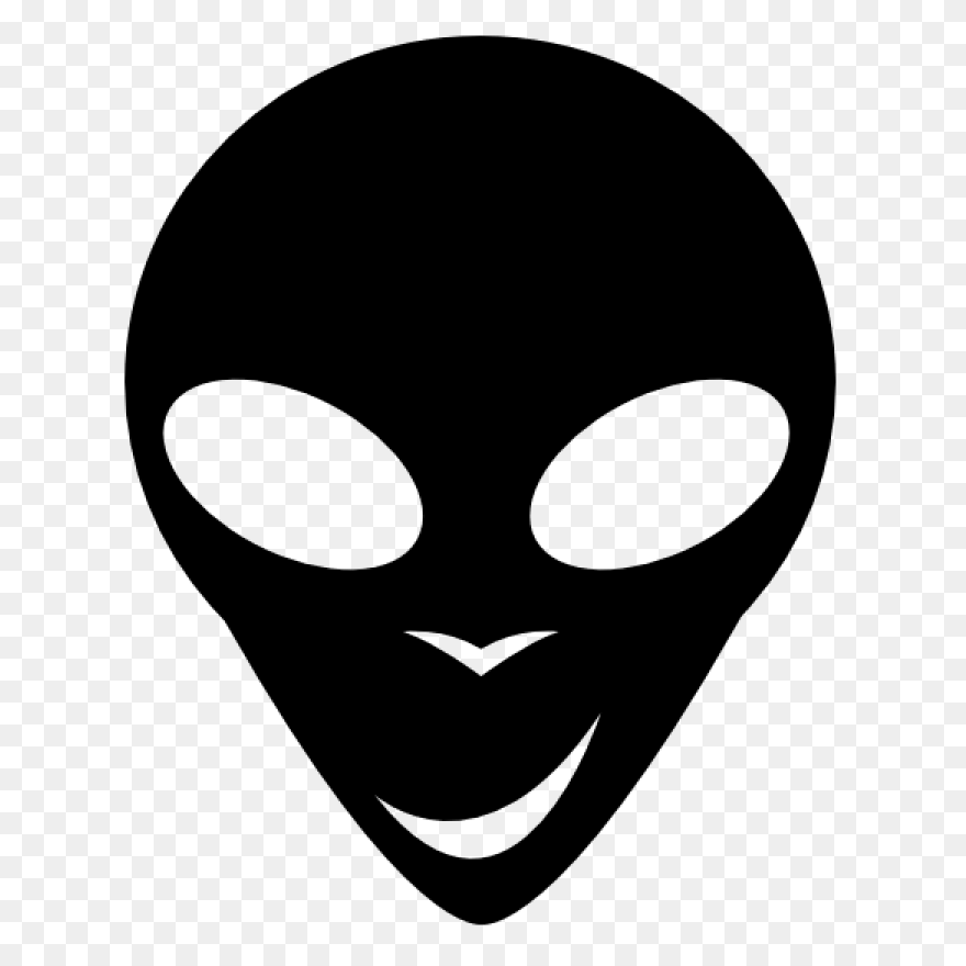 Alien Head In 3D Anaglyph Style | A