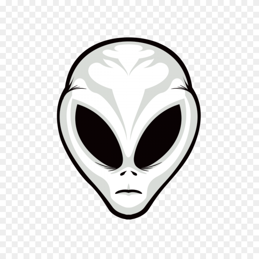 Alien Head In 3D Anaglyph Style | A