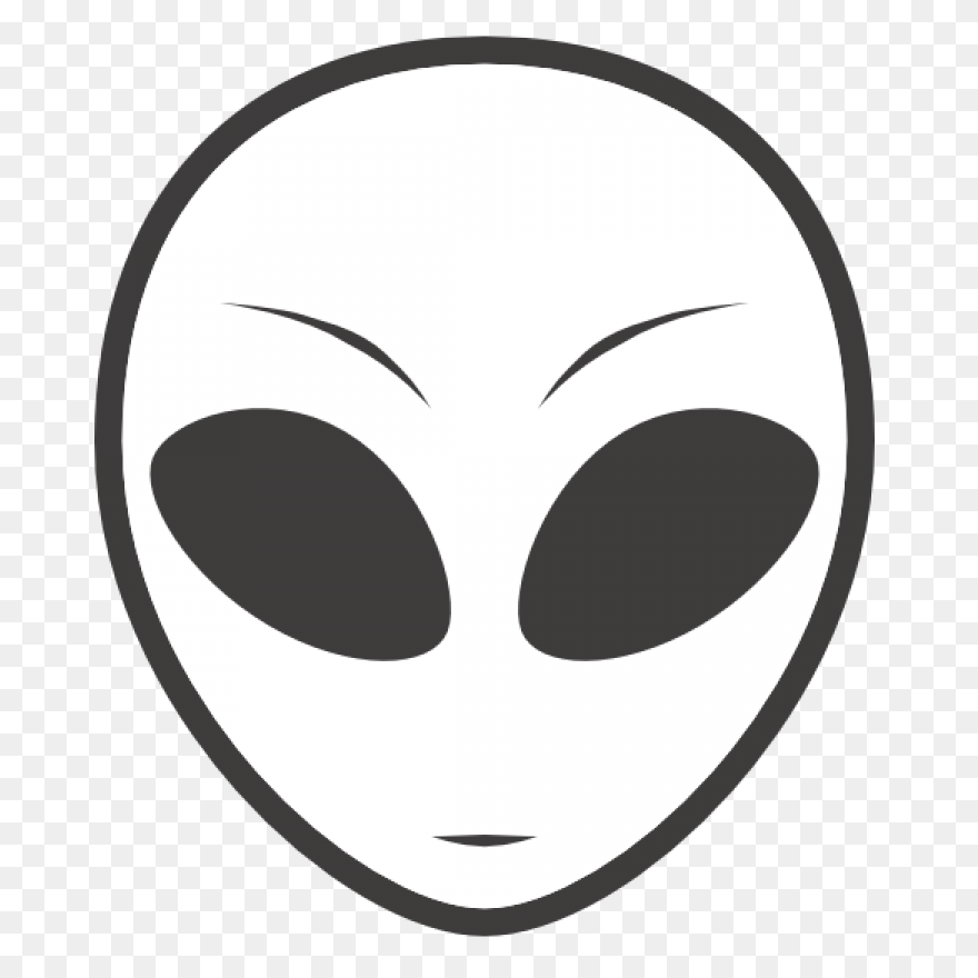 Alien Head In 3D Anaglyph Style | A