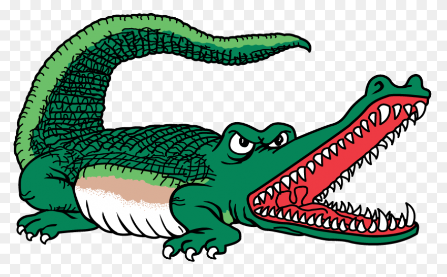 Alligator Standing Clip Art - Allig