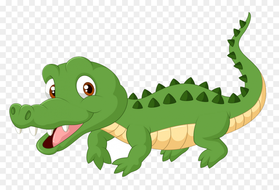 Alligator Standing Clip Art - Allig