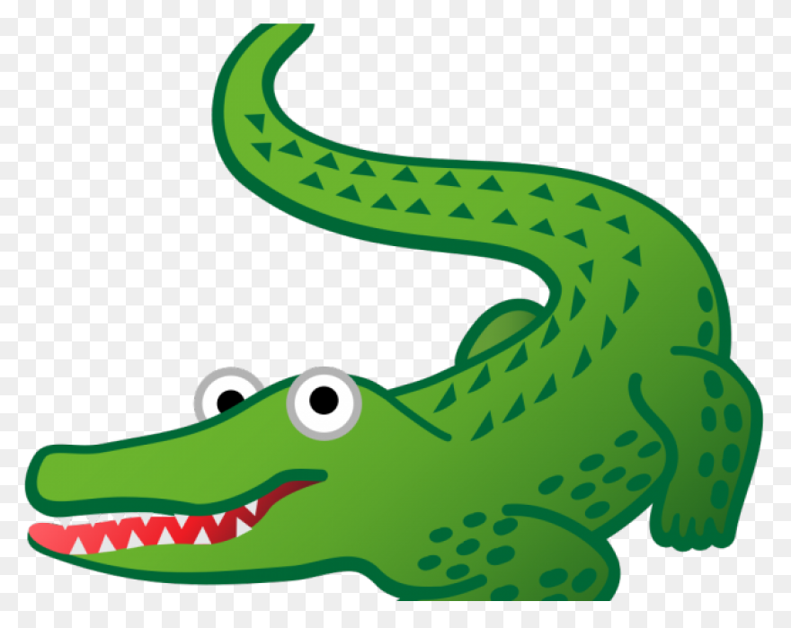 Alligator Standing Clip Art - Allig