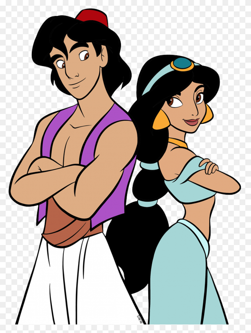 Aladdin And Jasmine Clipart | - Aladdin