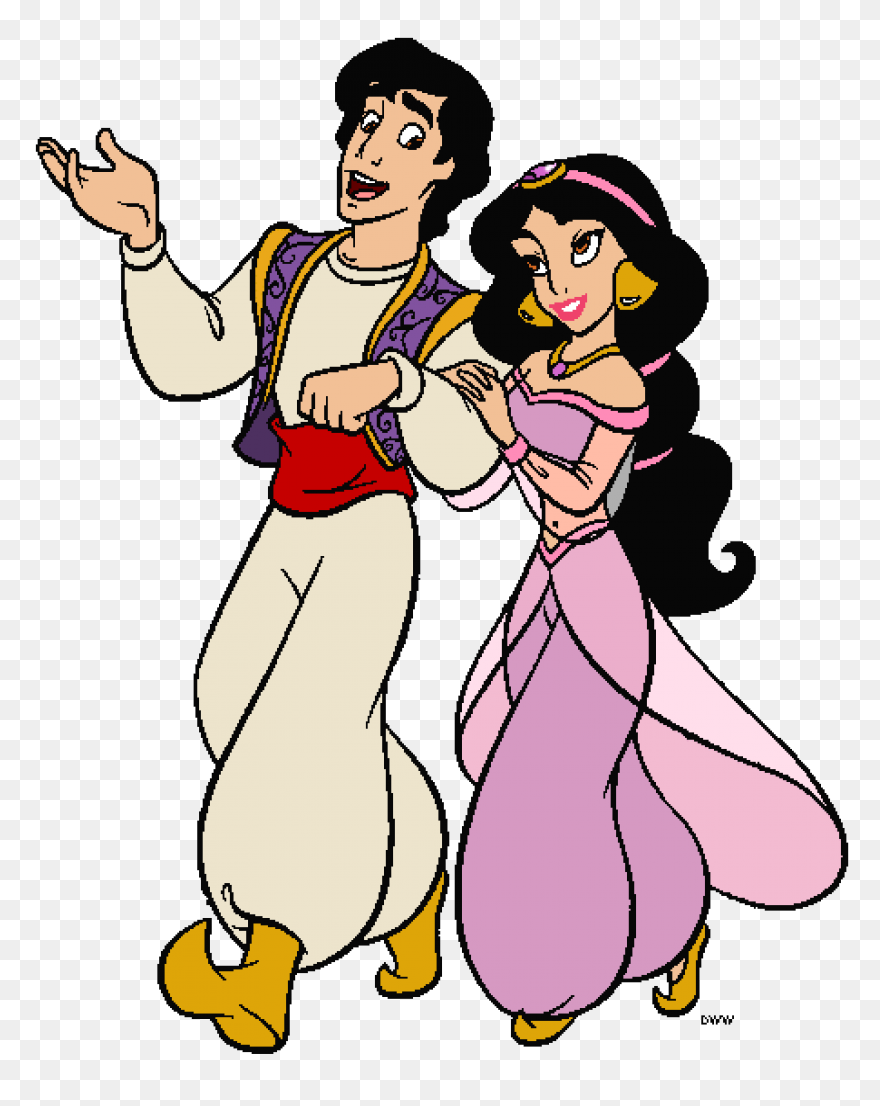 Aladdin And Jasmine Clip Art | Disn