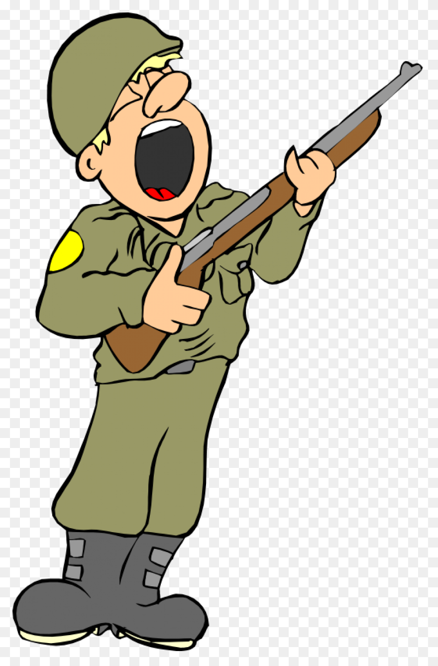 Simple Soldier Clipart Black And Wh