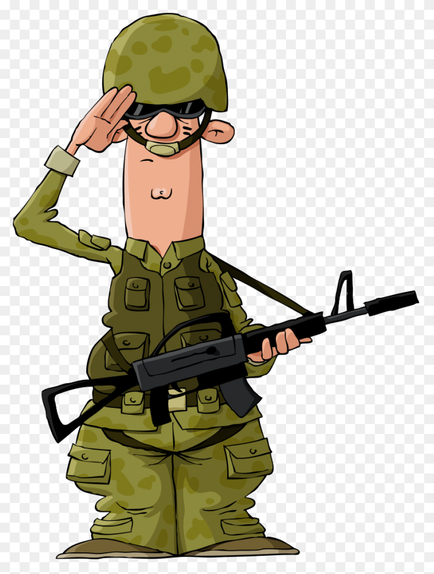 Simple Soldier Clipart Black And Wh