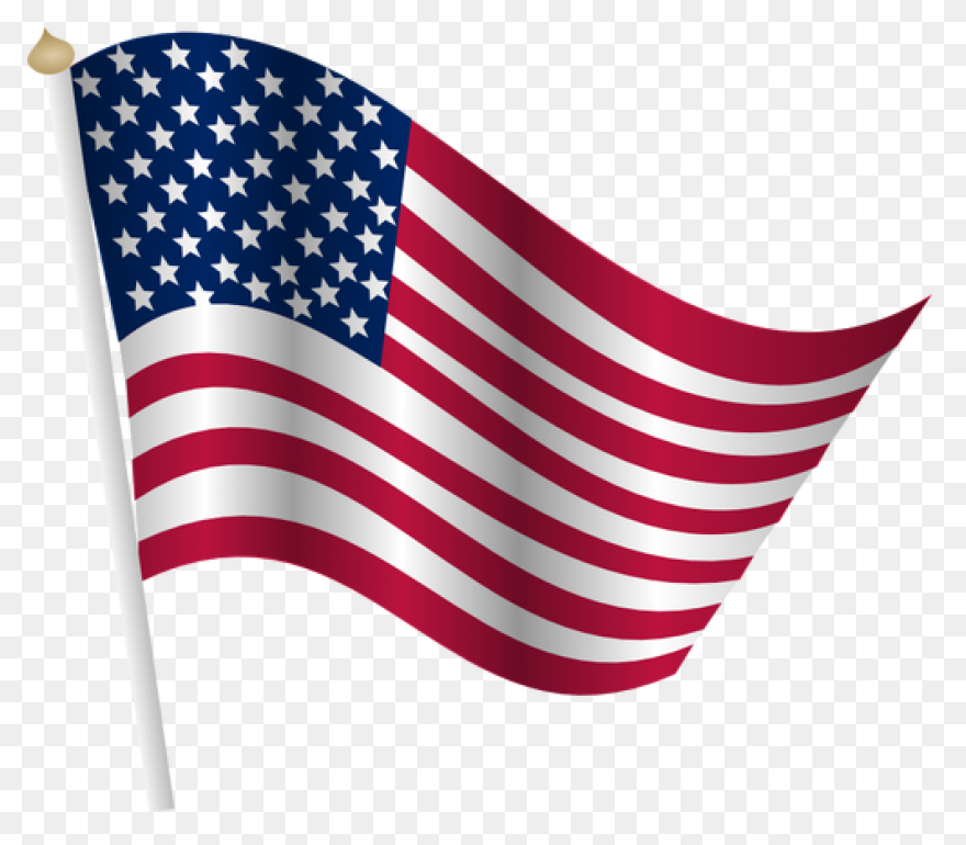 Waving Flag Of The United States Of