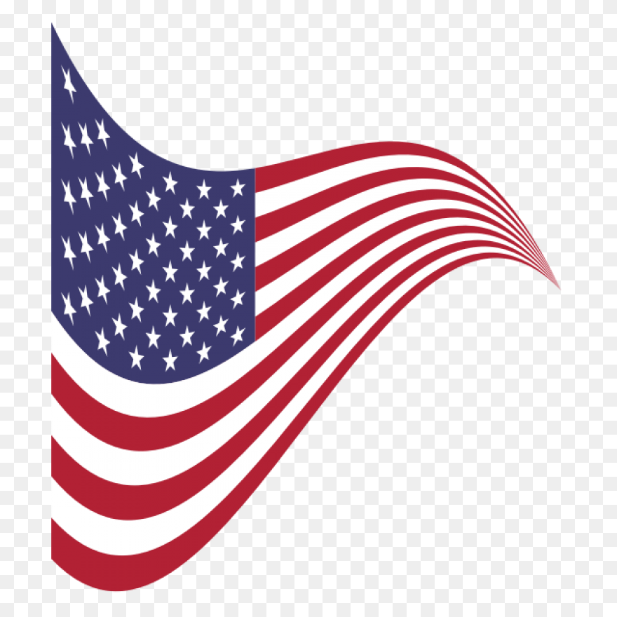 Waving Flag Of The United States Of
