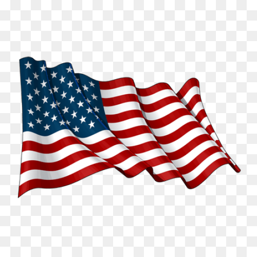Waving Flag Of The United States Of