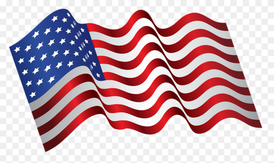 Waving Flag Of The United States Of