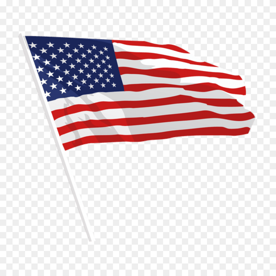 Waving Flag Of The United States Of