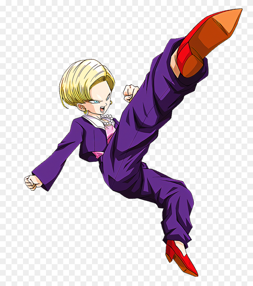 Android 18 And Arale Vs Piccolo And