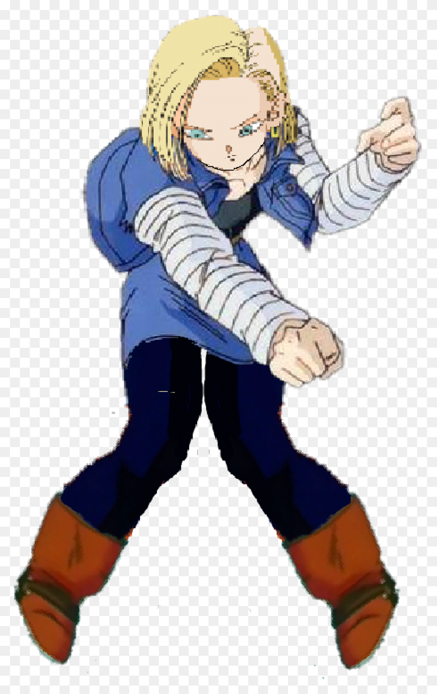 Android 18 And Arale Vs Piccolo And