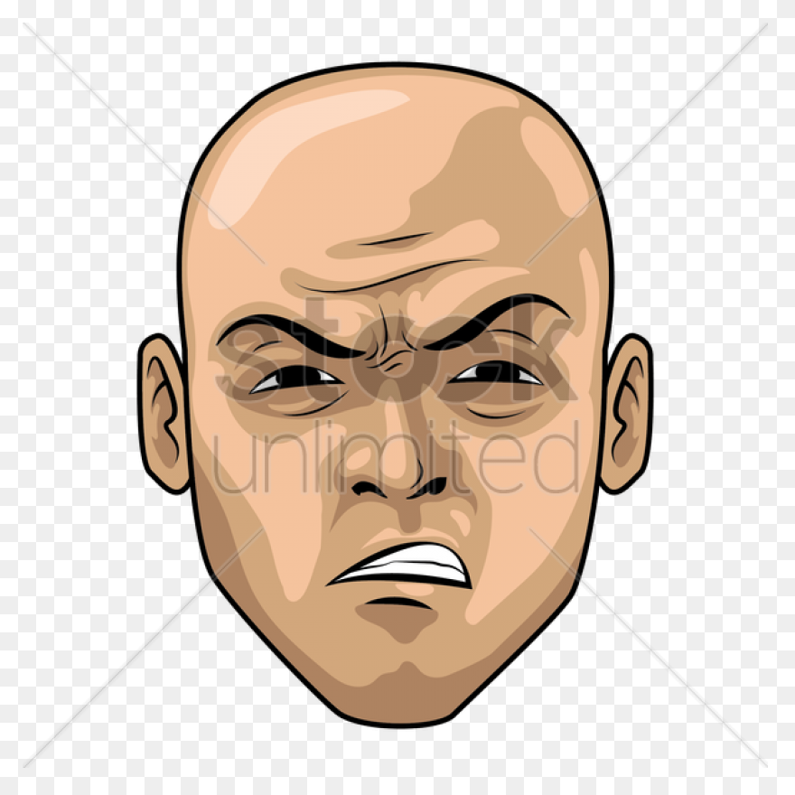 Angry Man Clipart - Person Thinking