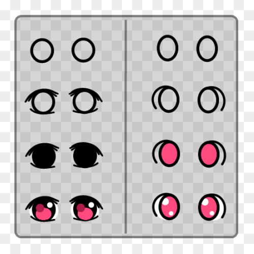 Anime Eyes Animeeyes Pinkeyes Cutes