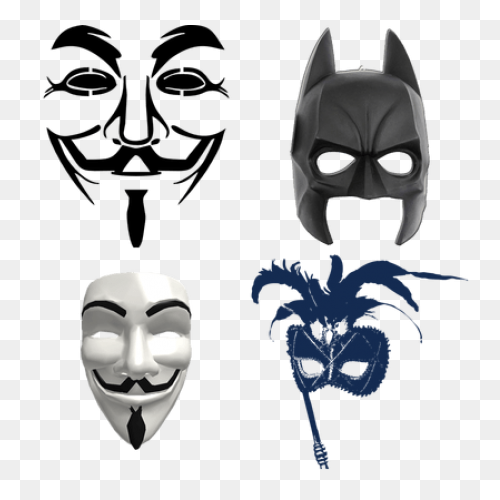 Anonymous Mask Transparent Thewealt