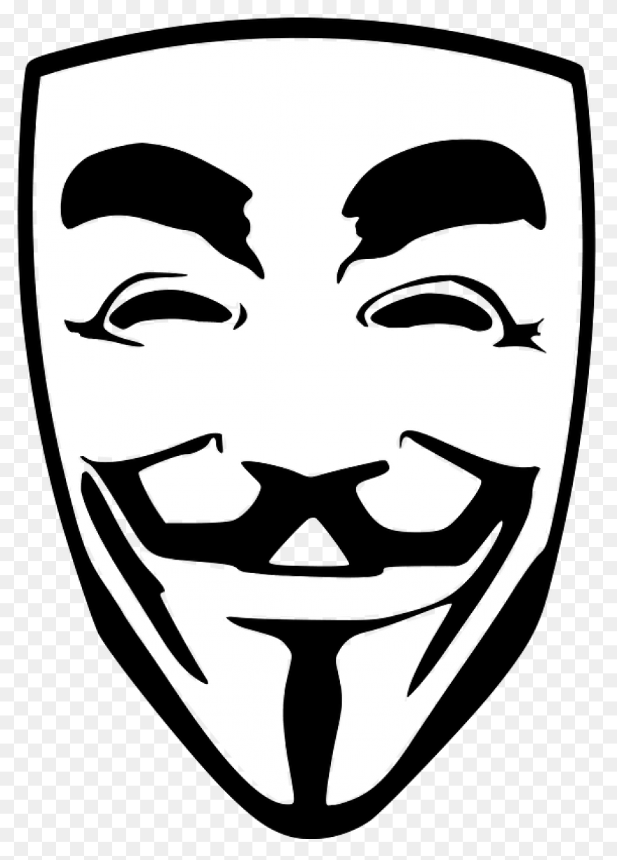 Anonymous Mask Transparent Thewealt