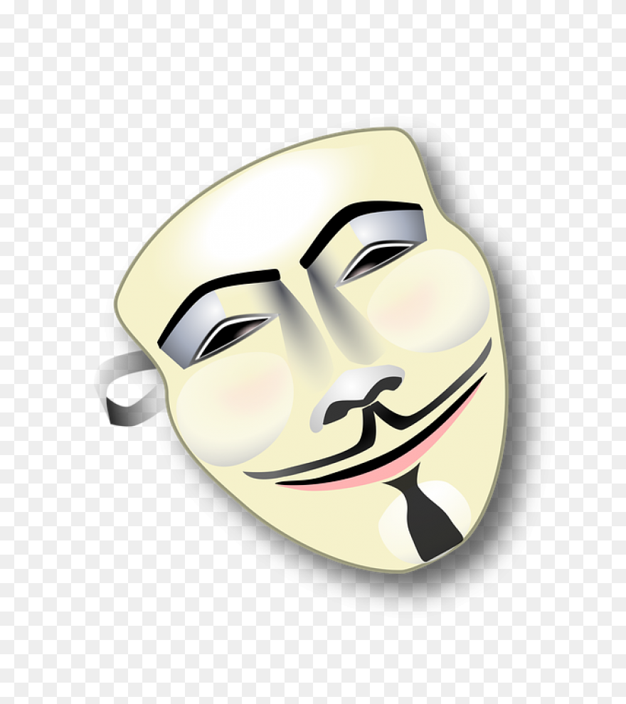 Anonymous Mask Transparent Thewealt