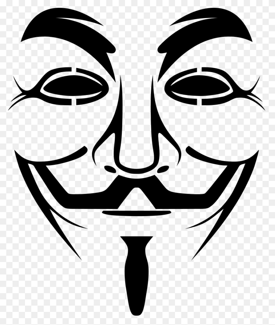 Anonymous Mask Transparent Thewealt