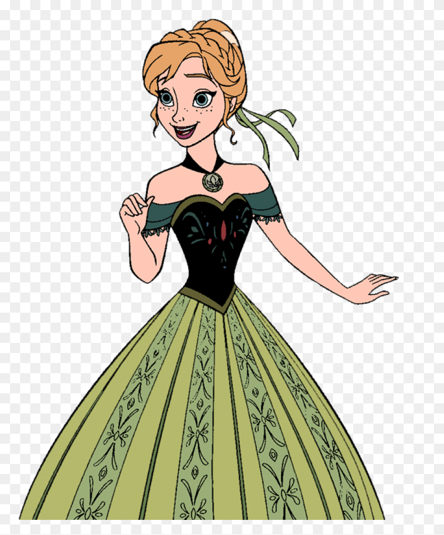 Anna Smiling-Clipart By Hillygon On