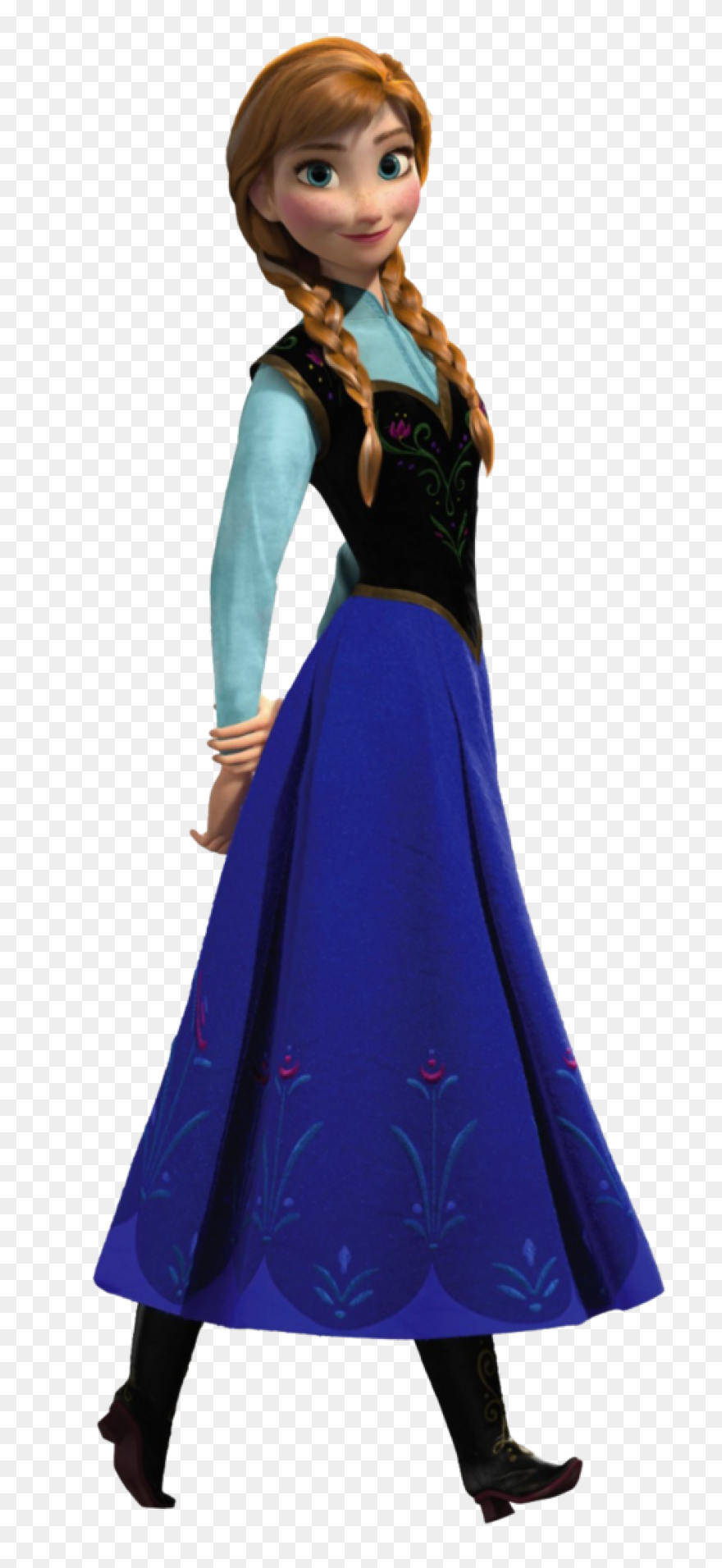 Anna Smiling-Clipart By Hillygon On