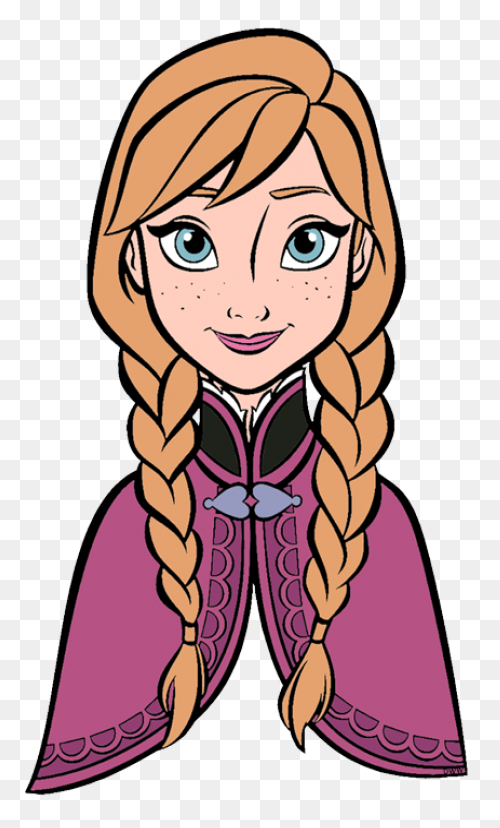Anna Smiling-Clipart By Hillygon On