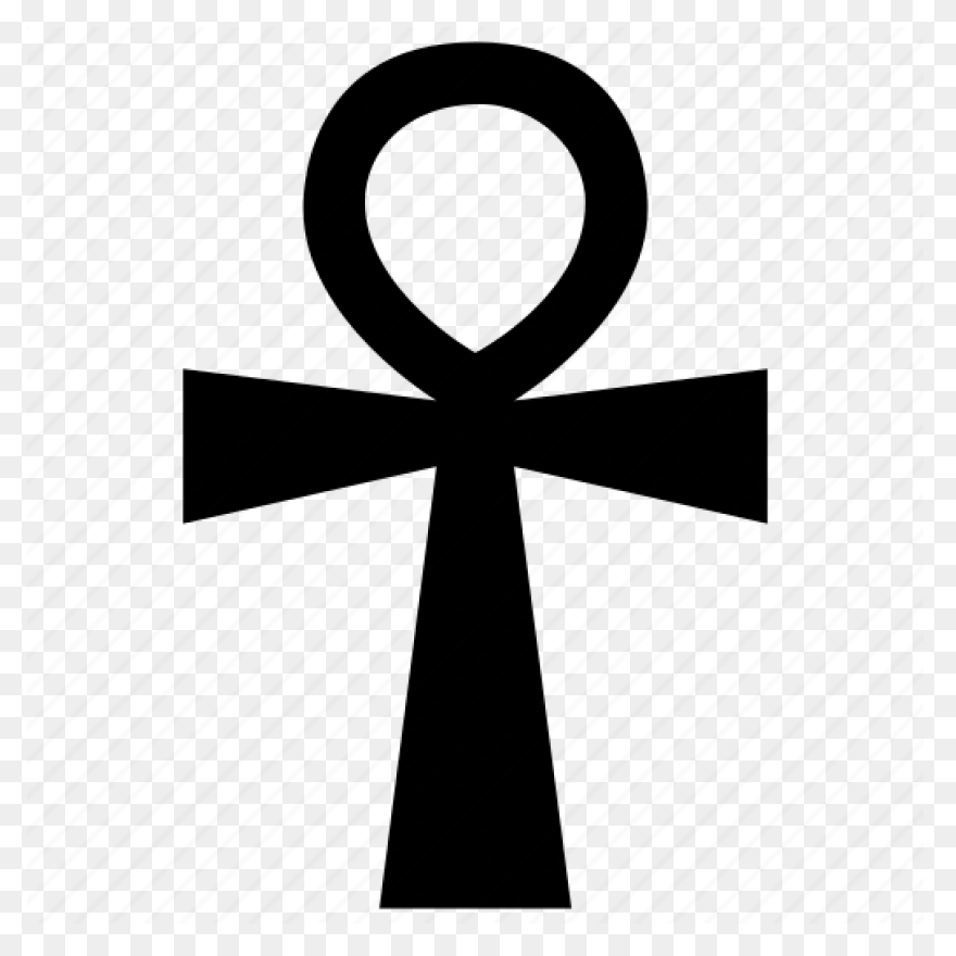 Gold Ankh Cross Pendant
