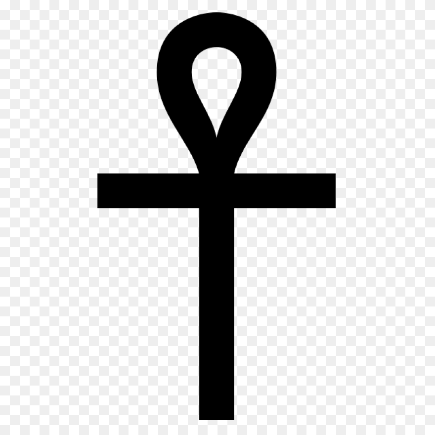 Gold Ankh Cross Pendant