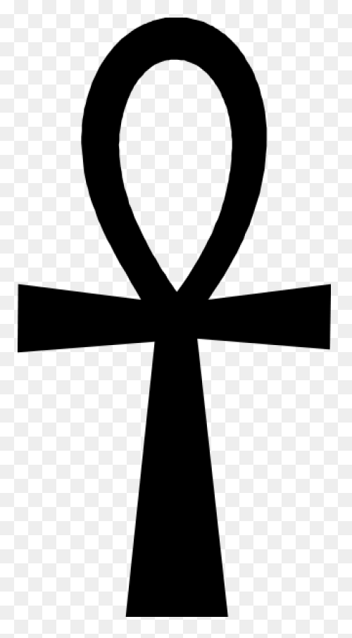 Gold Ankh Cross Pendant