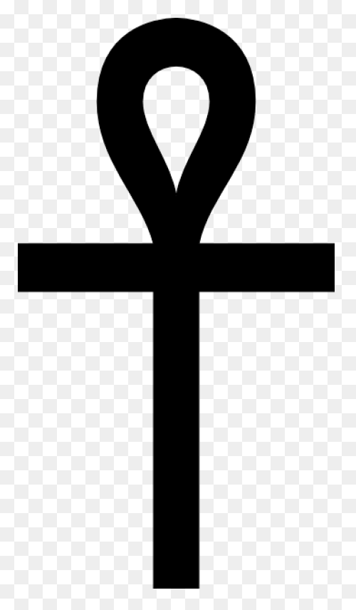 Gold Ankh Cross Pendant