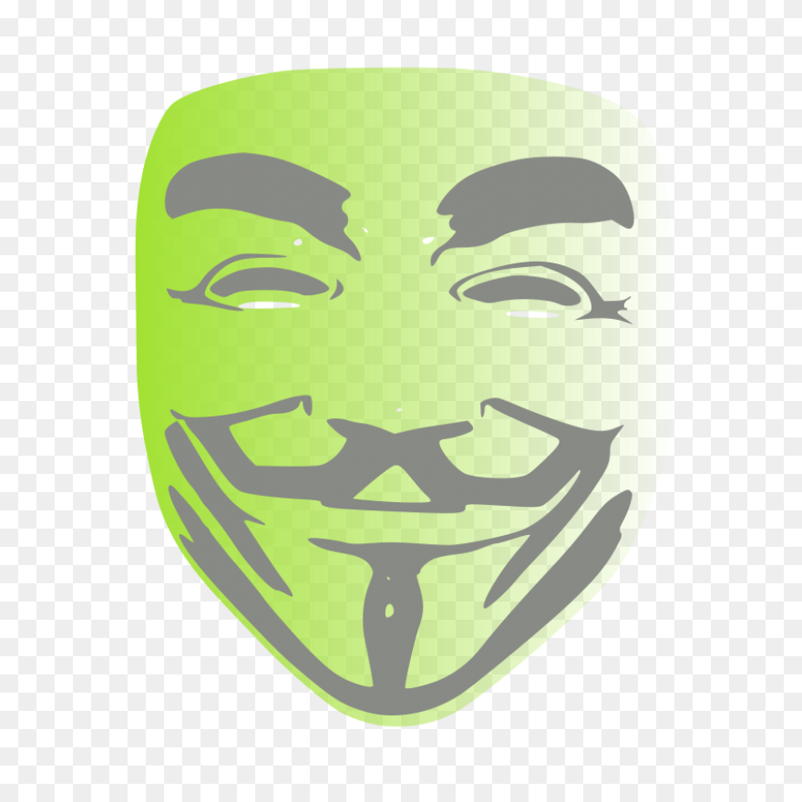 Anonymous Mask Transparent Thewealt