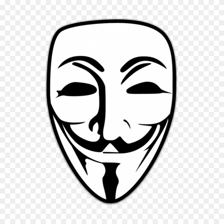 Anonymous Mask Transparent Thewealt