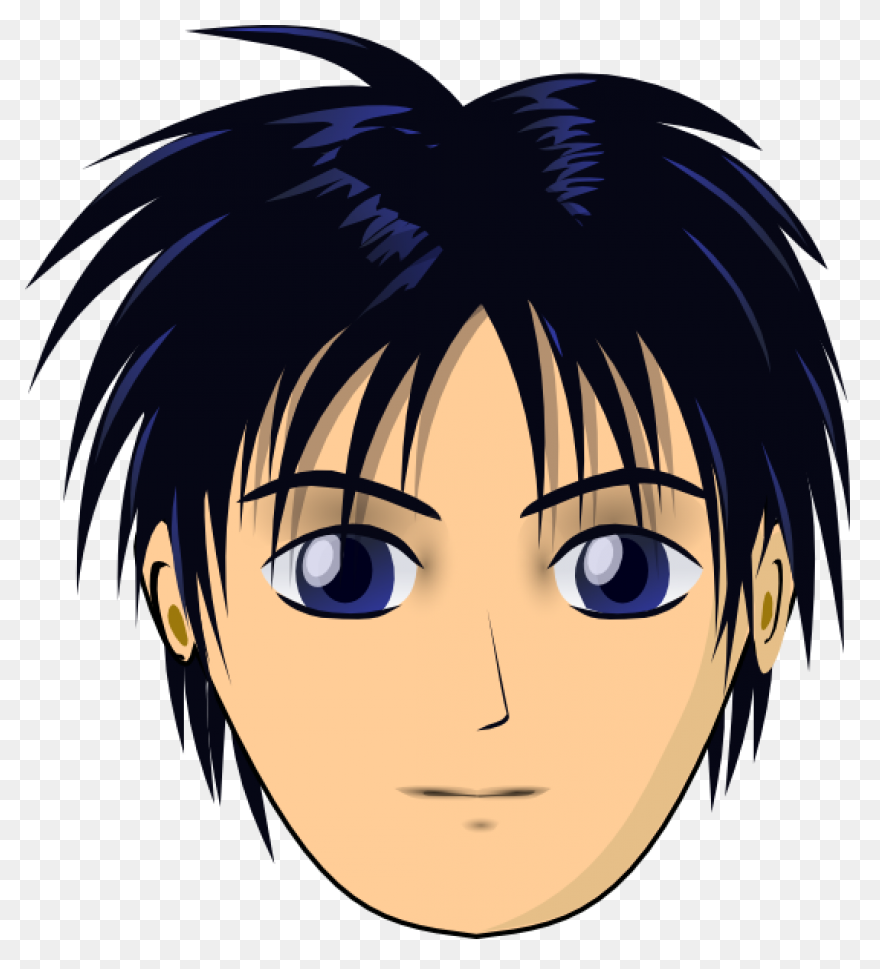 Santa Hat Clipart Anime Guy Christm