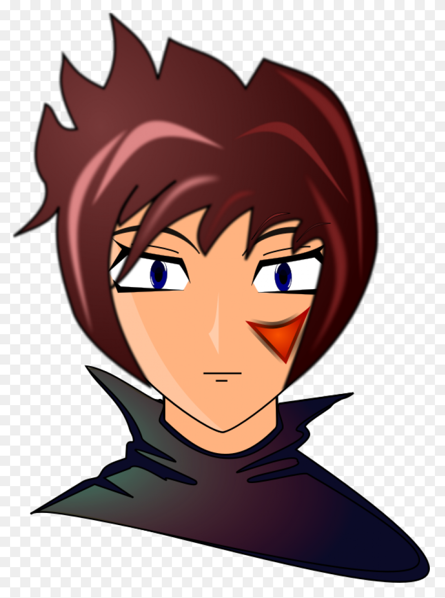 Santa Hat Clipart Anime Guy Christm
