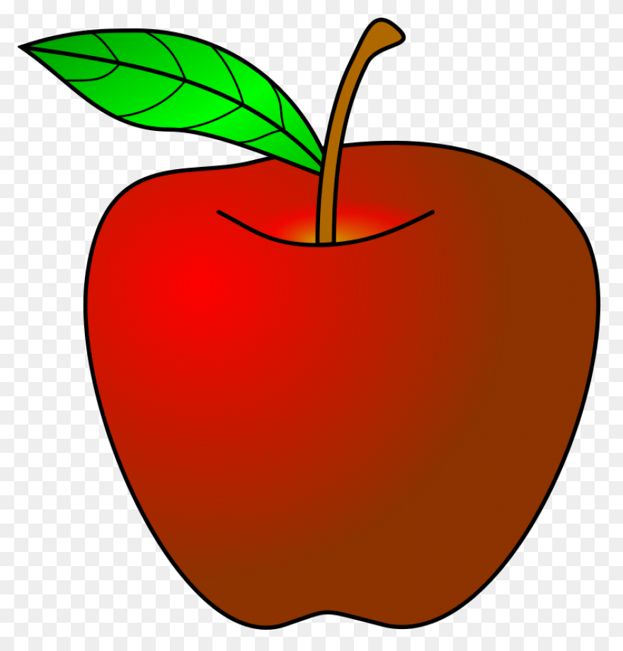 Red Apple Free Vector Clipart | Fre
