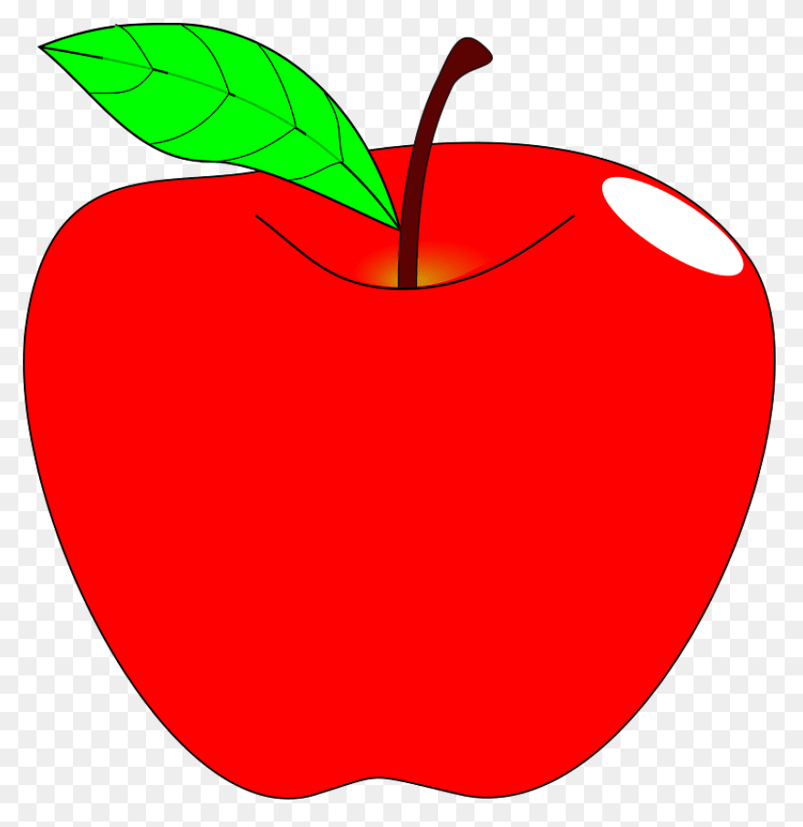 Red Apple Free Vector Clipart | Fre