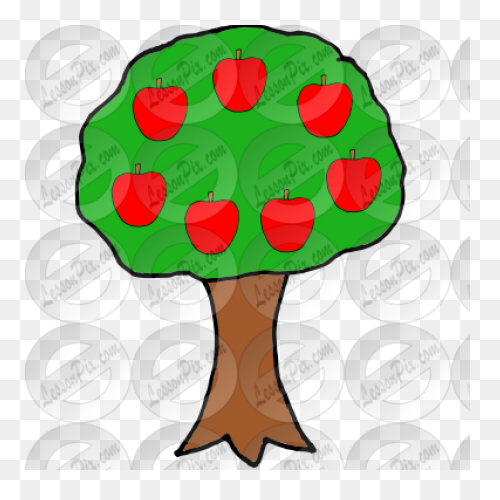 Apple Tree With Apple Basket | Appl