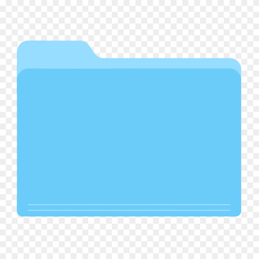 Folder Icon Aqua Azure Turquoise - Aqua
