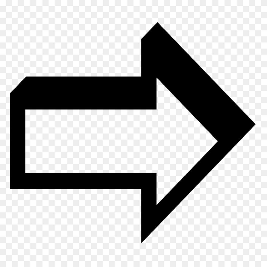 Arrow Pointing To Right Hand Drawn 