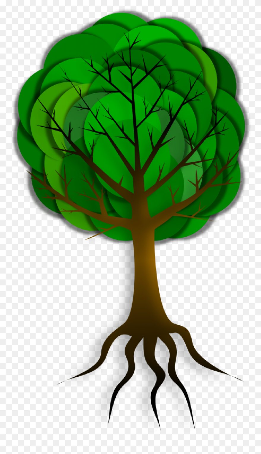Árbol Clipart. Dibujos Animados De