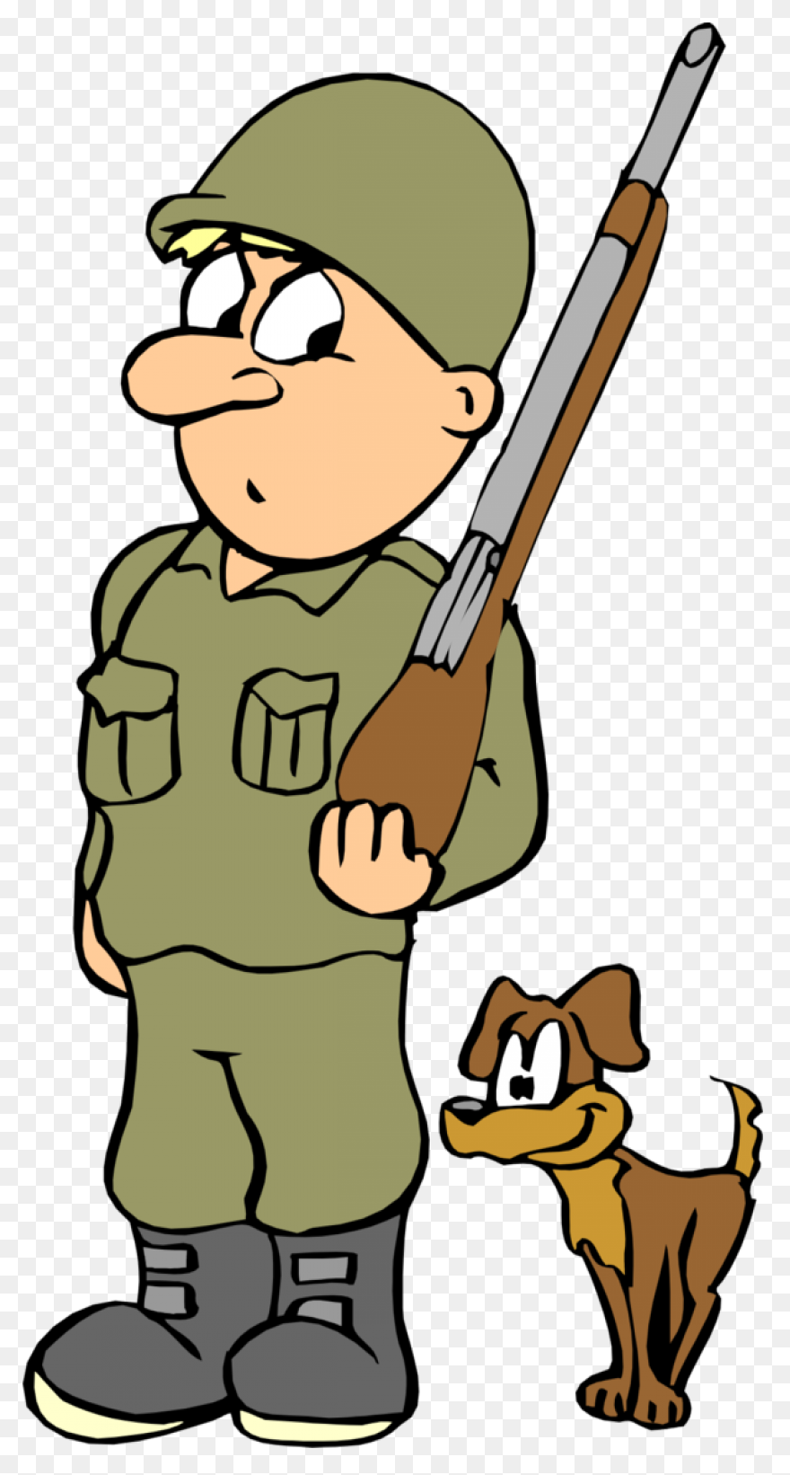 Army Male Finger Hand Clipart - Army
