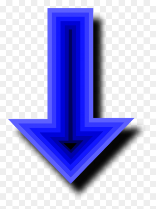 Arrow Down And Right Clip Art - Arr