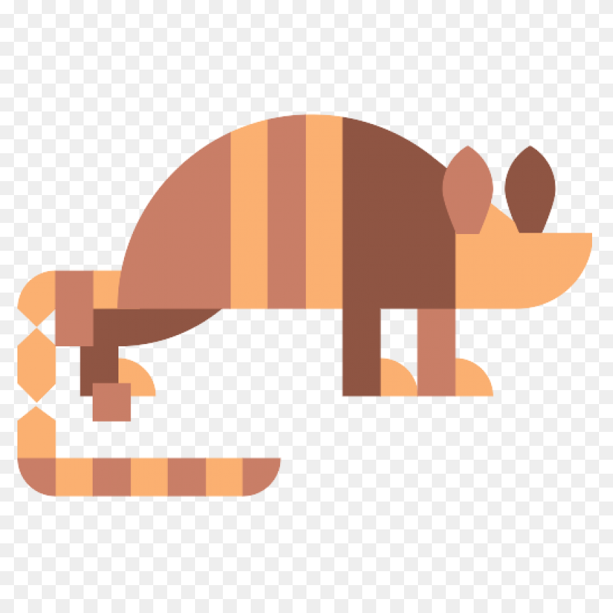 Armadillo Clipart Vector - Punxsuta