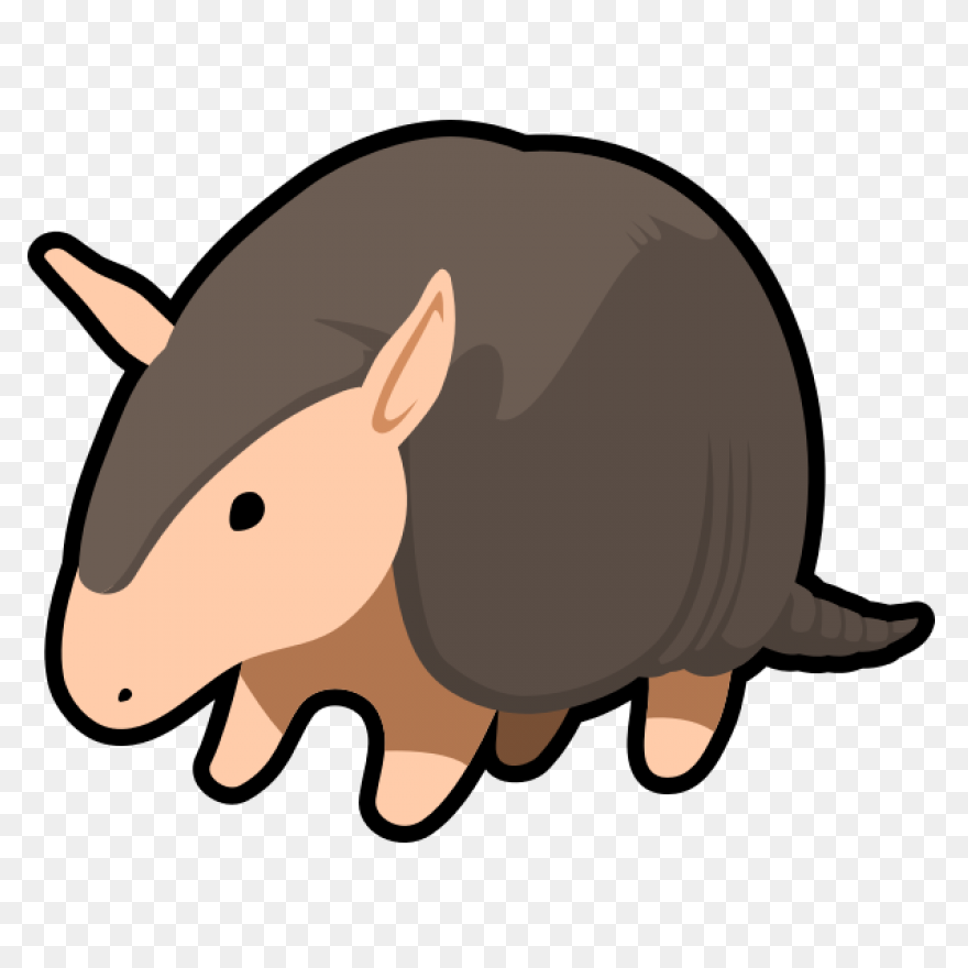 Armadillo Clipart Vector - Punxsuta