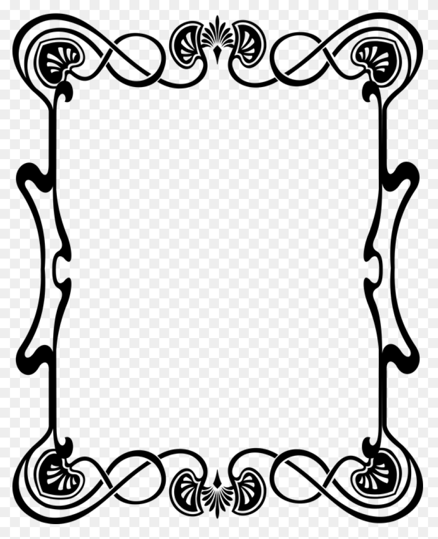Free Photo Edge Border Art Deco Sim