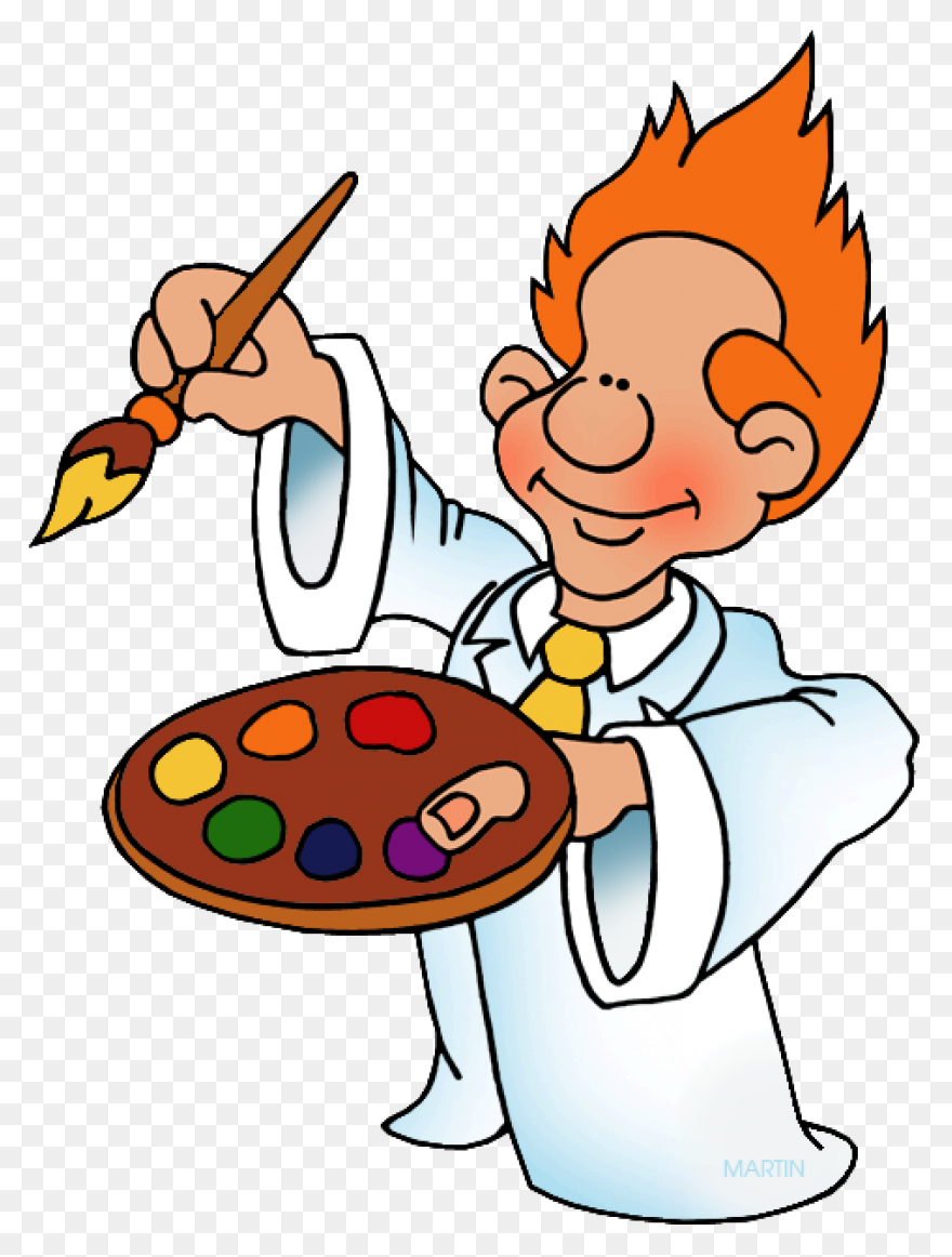 Download Palette Painting Artist Clipart - Artist